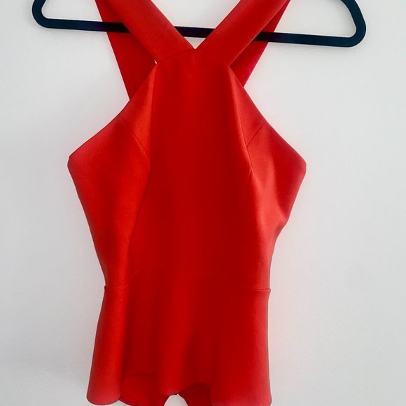Red/Orange BCBG MaxArzia Top S - Picture 1 of 3